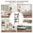 4-Tier Wall-Mounted Ladder Shelf Display Bookshelf With Heavy-Duty Metal Frame-430121385