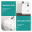 Lavabo de salle de bain mural rectangulaire en céramique blanche 13,6 x 11,6 pouces, teint, faible absorption d'eau, style flottant, accessoires de montage avec lavabo simple, surface lisse acide, moderne
