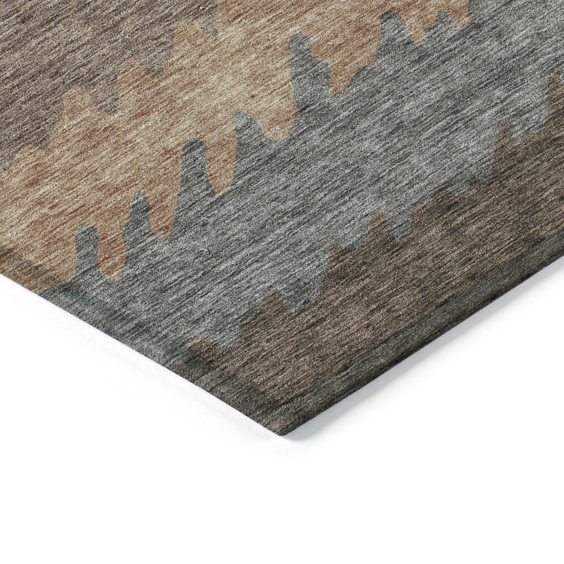 Tapis d'intérieur antidérapant Neysa, Tapis de couloir 2 pi 3 po x 7 pi 6 po