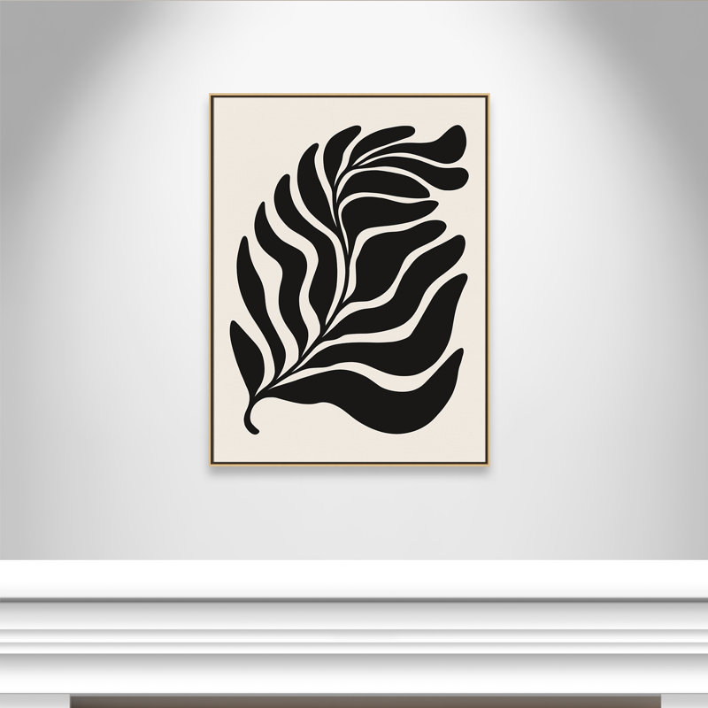 «Flow of Nature Print» par Royle, L 37,5 po x H 49,5 po, Toile avec cadre, Flotteur naturel