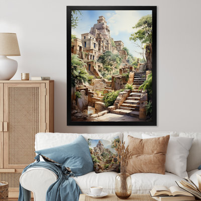 Zykei Mexico Mayan Ruins At, reproduction d'art sur toile