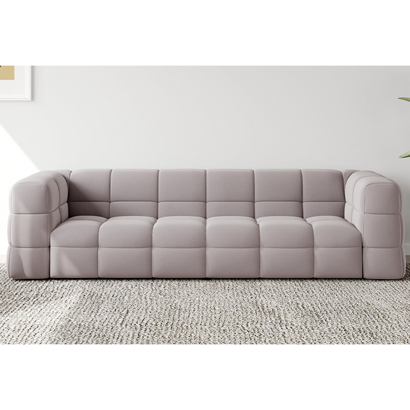 Rappoli 2 Seater Polyester Loveseat, 3, Taupe