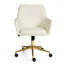 Chaise de bureau rembourrée Rayna-125008712-125008713-125009774