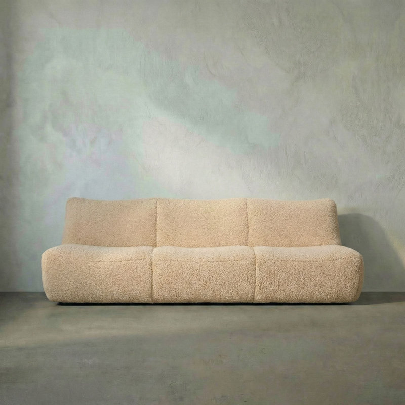 McClain 3 Seater, Camel Fabric