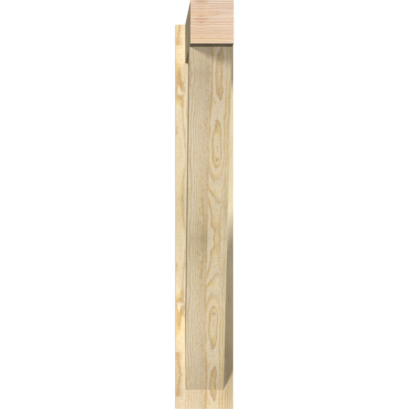 Pavé traditionnel traditionnel, P 28 po x H 40 po, Sapin Douglas de 6 po (sciage brut)
