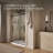 Pleat Frameless Sliding Bath Door-71122765