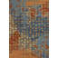 Tapis bleu / corail-910286544