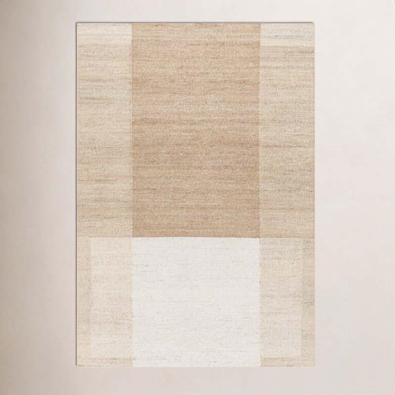 Kardarius Flatweave Wool Geometric Indoor Rug, Rectangle 8' x 10'