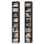 Ensemble de 2 bibliothèques étagères Brenya Mid-Century Modern-1240056714-1274851728