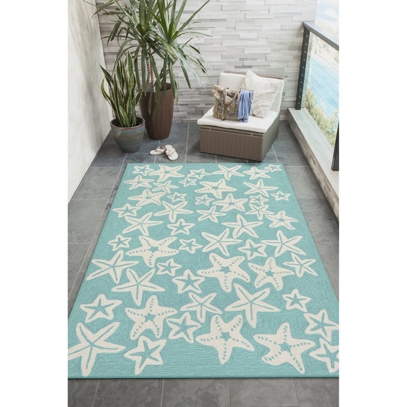Vogt Performance Hand Tufted Indoor / Outdoor Rug, Rectangle 3'6" x 5'6"