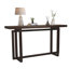 Console étroite 59 po - Pieds rectangulaires en bois d'hévéa-2088131700
