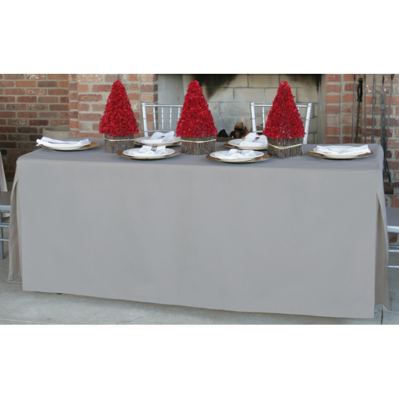 Tablevogue Table Cover, Silver, 96" L x 30" D