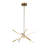 Burcker Aluminum Dimmable LED Modern Linear Chandelier-70693019-102743058