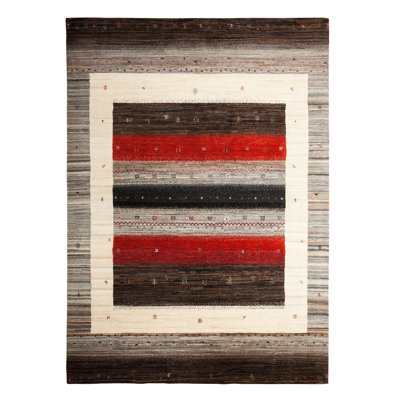 Chisdock Striped Hand Woven Area Rug