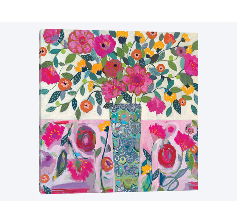 «Amazing Vase», impression sur toile, H 12 po x l 12 po x P 0,75 po, Toile tendue, Pas de tapis