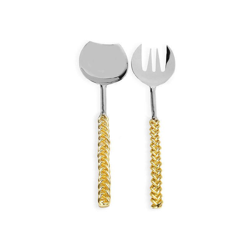 Axie Stainless Steel Salad Servers