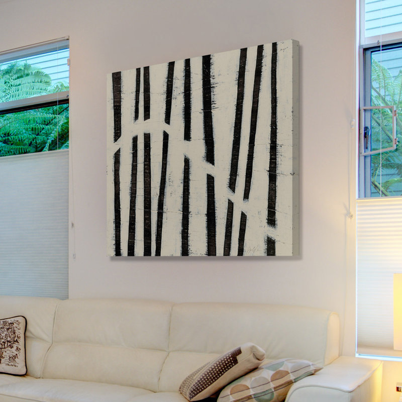 "Hieroglyph VI", reproduction sur toile tendue, H 32 po x l 32 po x P 1,5 po