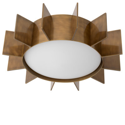 Ceiling Lamp Mario Vintage Brass Finish