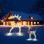 Présentoir de renne de Noël illuminé
