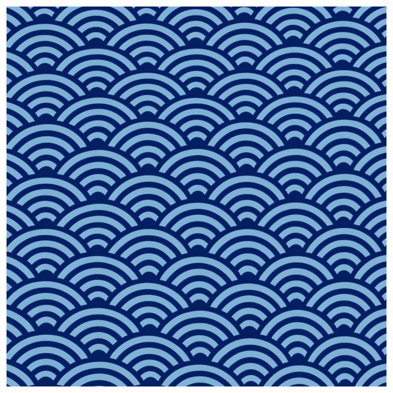 Rideaux de douche Blue Wave, 70in W x 84in H