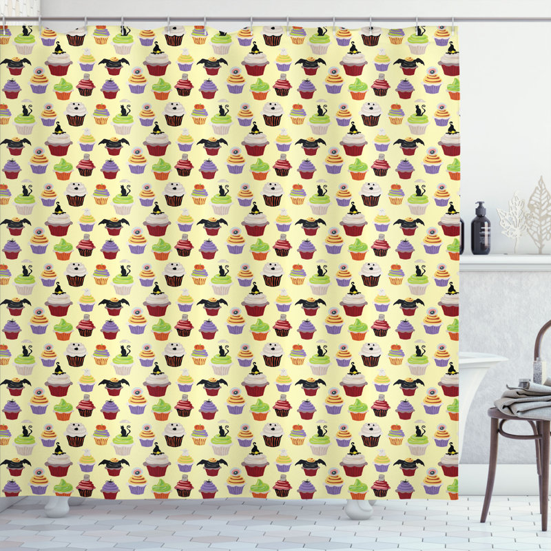 Shower Curtain with Hooks Included, 70" H x 69" W