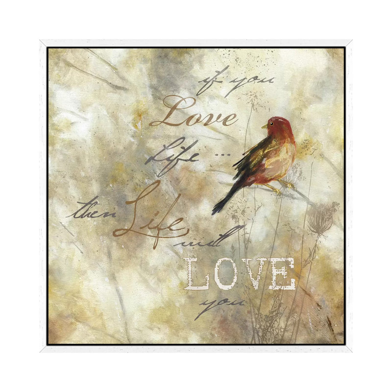 Nature Notation II by Carol Robinson - Print on Canvas, White Framed, 66.04 cm H x 66.04 cm W