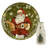 Spode Christmas Tree 2Pc Cookies Santa Plt & Bottle