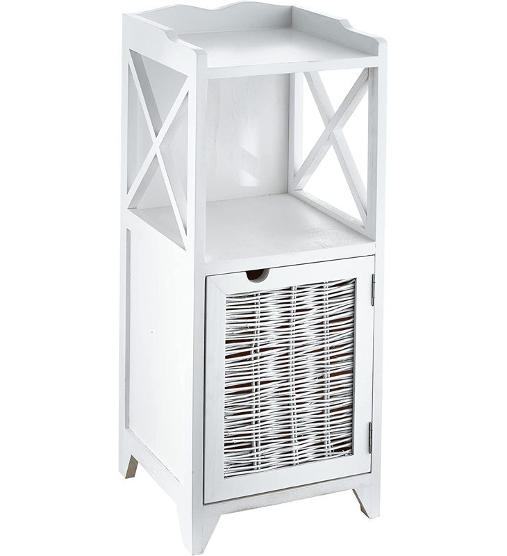 Kawamoto 30cm W Manufactured Wood Bedside Table