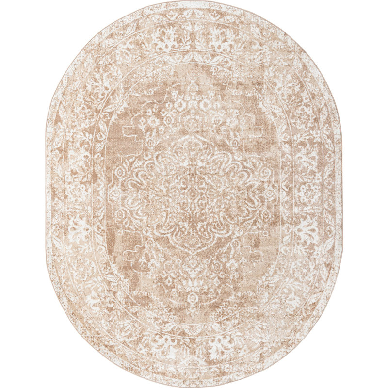 Oriental Indoor Rug, Oval 8' x 10'