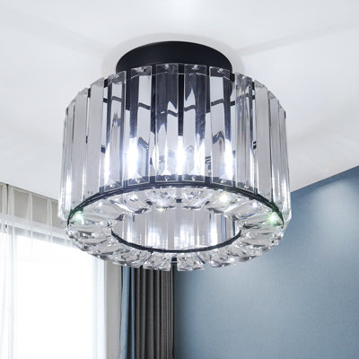Glass Semi Flush Mount