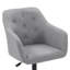 Chaise de travail capitonnée à boutons Hauk-467006530