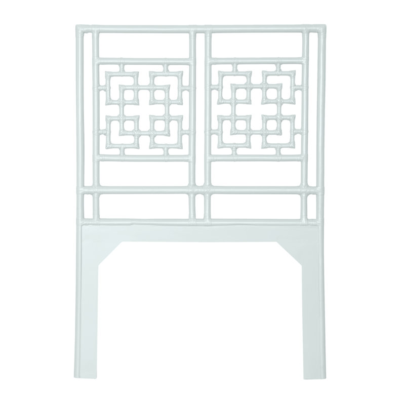 Palm Springs Open-Frame Headboard, Twin, Light Blue