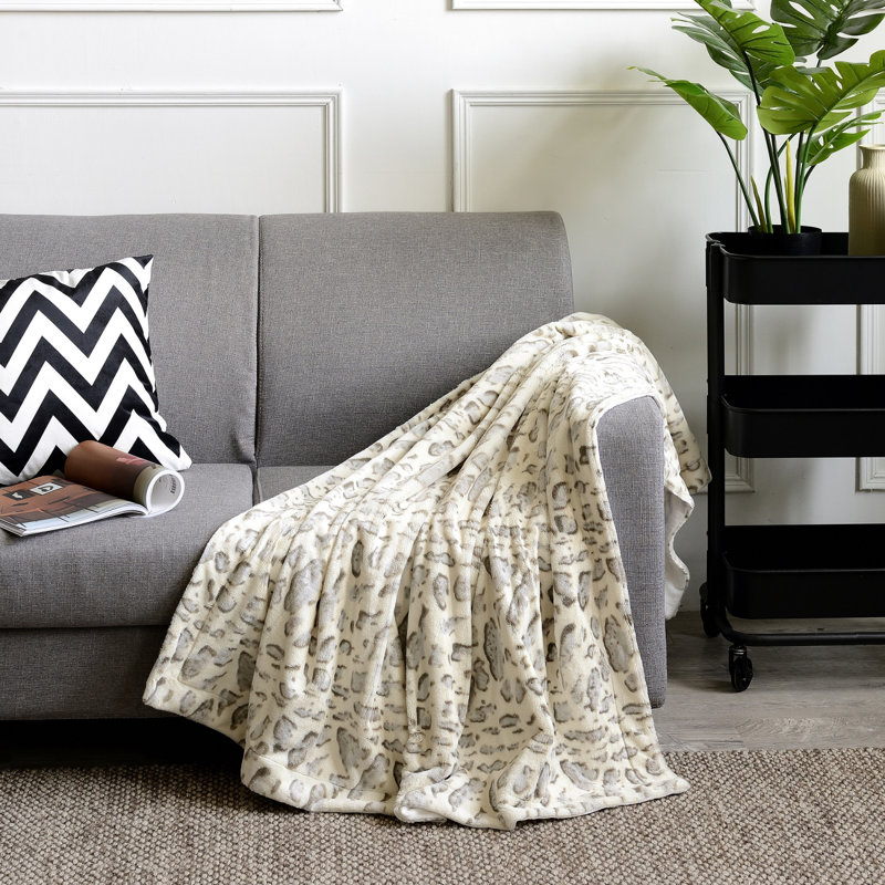 Standard Throw Blanket, White, 50" W x 60" L