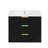 24Inch Wall Mounted Floating Cabinet W/Double Drawer, Floating Rectangular Vanity Small Bathroom Sink With Single Faucet Hole And Overflow, Modern Bathroom Cabinet With Ceramic Basin Sink-2093671110