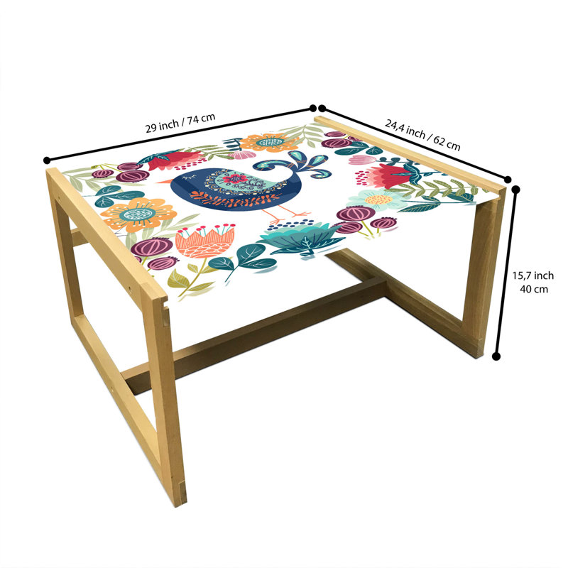Jahleya Sled Coffee Table, 62cm H x 74cm W x 40cm D