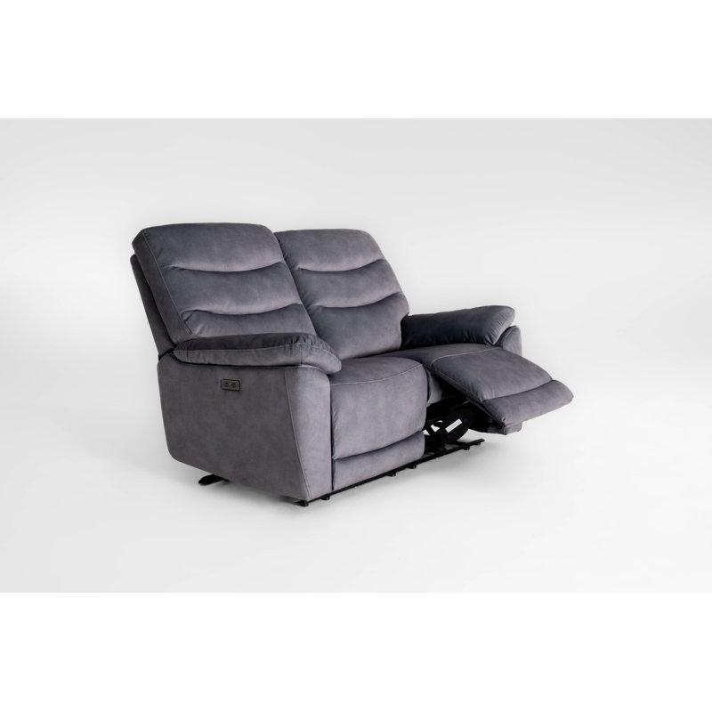 2 Seater Fabric Electric Reclining Sofa