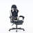 Adjustable Reclining Ergonomic Faux Leather Swiveling PC & Racing Game Chair-1176763058