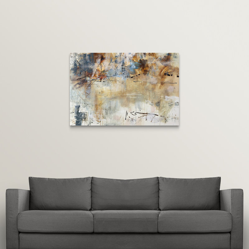 « journal rosé », peinture sur toile, Toile tendue, H 32 po x l 48 po x P 1,25 po