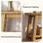 70.8'' Long Solid Wood Entryway Console Table With Shelf, 1.97'' Thick One-piece Solid Wood Tabletop-300501628