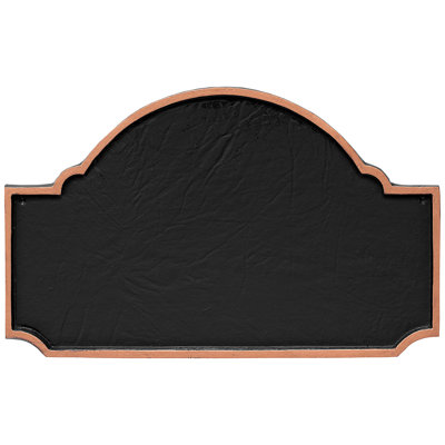 Plaque d’adresse murale sur 1 ligne fitzgerald