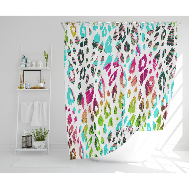 Sior Polyester Shower Curtain Set, 168cm H x 168cm W