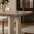 Solid wood rectangular retro dining table-878259432