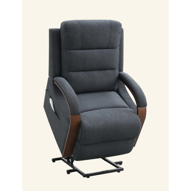 Fauteuil inclinable électrique en chenille avec fonction de levage, chauffage et massage