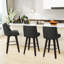 Tabourets de bar et de comptoir Loriell avec structure en bois massif-1010717045-1010647125-1010717036