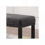 Banc de salle à manger en tissu avec garniture cloutée-474314696