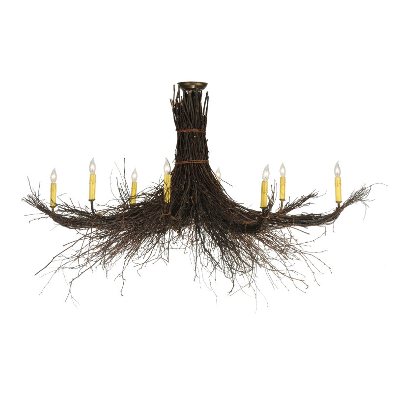 Rustic Lodge 8 - Light Chandelier