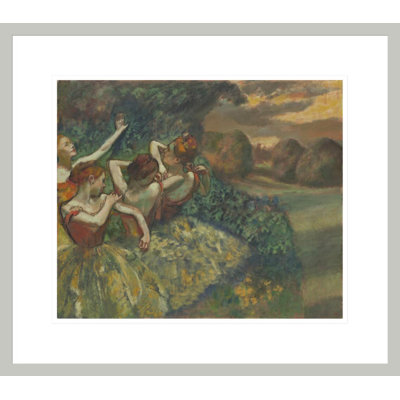 «Four Dancers» par Edgar Degas, impression giclée encadrée