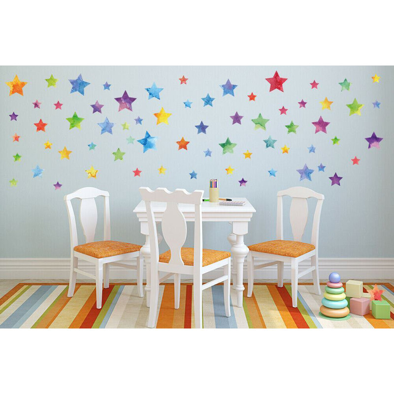 Abstract Non-Wall Damaging Wall Decal