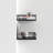 Easton 2 Piece Square Metal Accent shelf