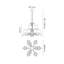 Orton 9 - Light Shaded LED Chandelier-1778490674